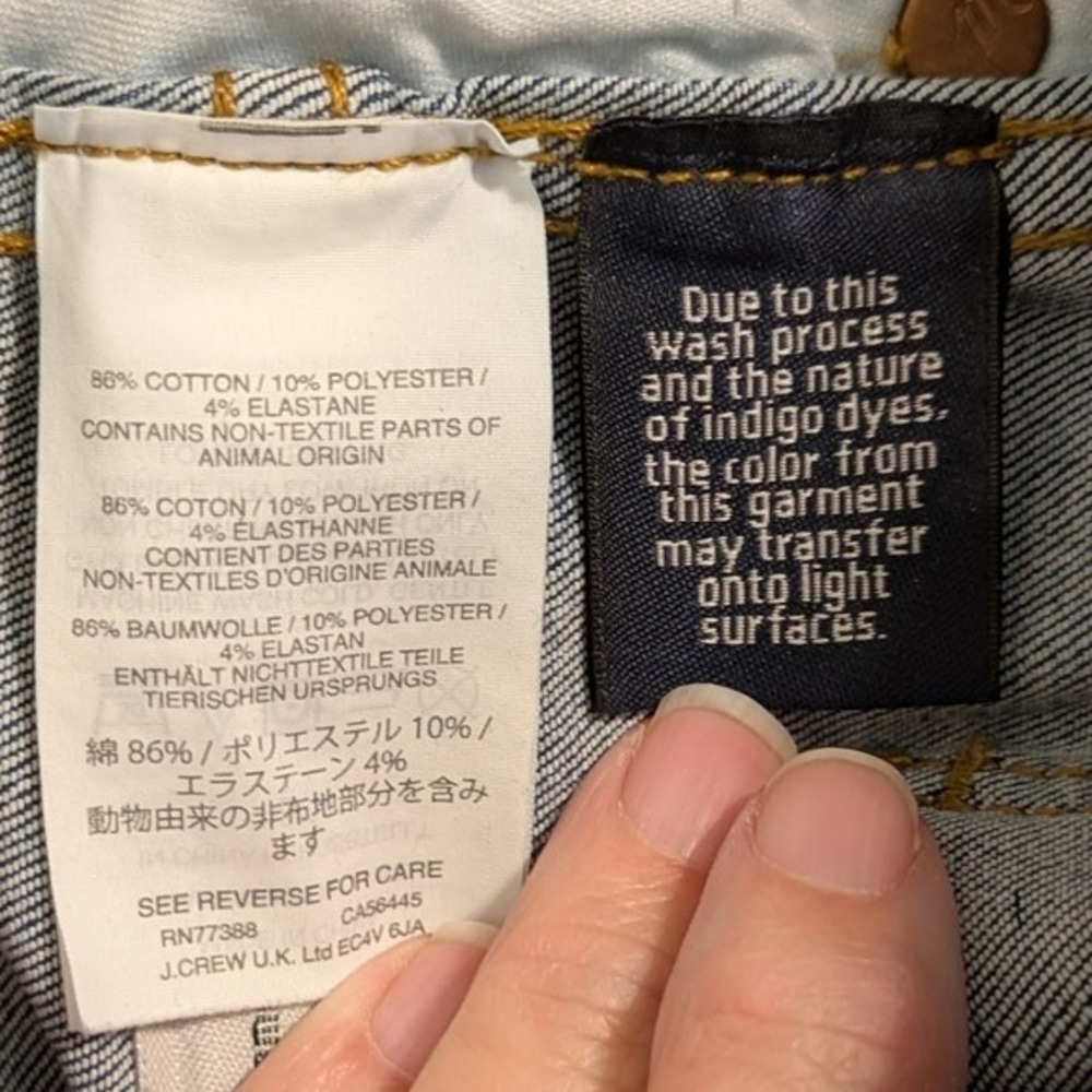 Madewell Women's 9" High-Rise Skinny Jeans Blue Dark Wash Stretch Denim Size‎ 26 - Picture 6 of 8